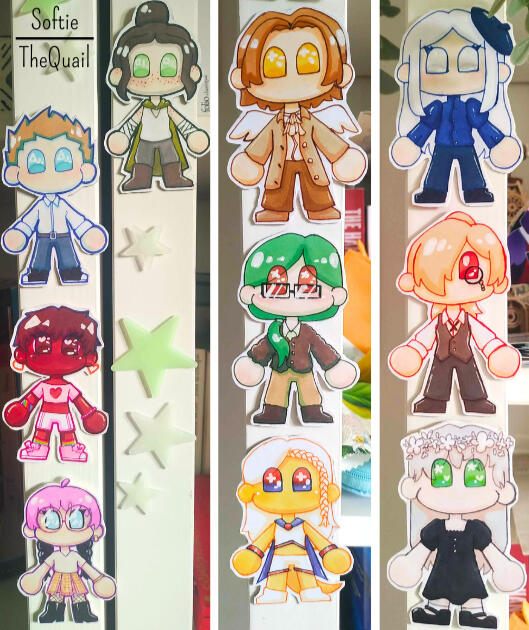 My OC's (on my shelves)